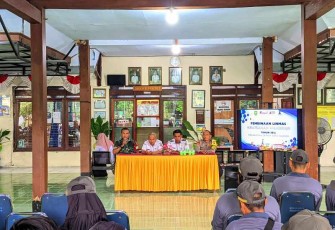 Pembinaan linmas di wilayah desa binaan 