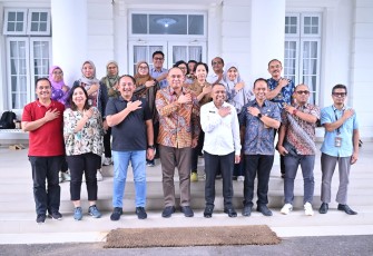 Kunjungan Direktorat Warisan Budaya, Dirjen Kebudayaaan Kemendikbudristek di Rumah  Dinas Bupati Karanganyar, Jumat (13/6/2025)