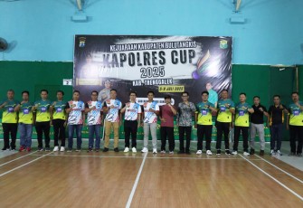 Dandim dan Kapolres Trenggalek Satukan Semangat Lewat Kapolres Cup 2025