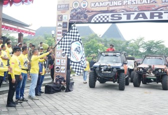 Dandim Bersama Forkopimda Kabupaten Madiun Ikuti Off Road Jelajah Kampung Pesilat 
