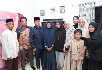 Mendes Yandri Jemput Anak Yatim di Pabuaran yang Ingin Jadi Polwan