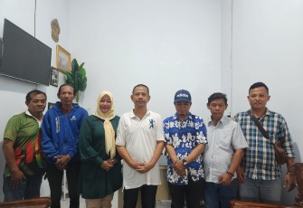 Ketua Pewarta Polrestabes Medan Poto Bersama Anggota Usai Jumat Barokah.