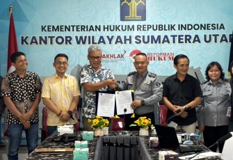Kanwil Kemenkum Sumut Gelar Rapat Harmonisasi RANPERDA Kab Nias Barat