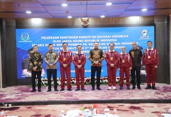 Jaksa Agung RI Lepas Kontingen Karate-Do Gojukai Indonesia ke Global Championships Japan 2025