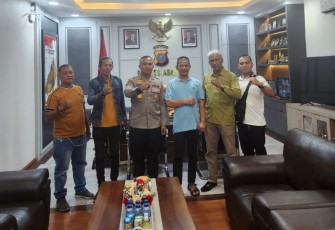 Kunjungan Ketua Pewarta Polrestabes Medan