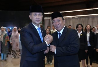 Mentrans Iftitah Lantik Sekjen Edy Gunawan dari Kemenkeu