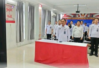 Penandatanganan Komitmen Bersama Ditjenpas Secara Virtual