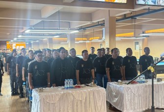 Pembukaan turnamen Kapolrestabes Medan Cup 2025
