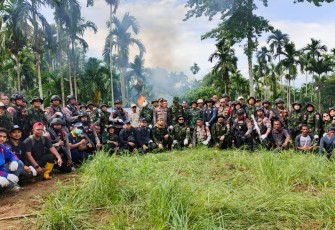 Tim Gabungan Musnahkan 69 Ton Ganja di Aceh Utara
