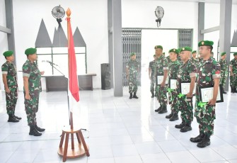 Dandim Ponorogo Pimpin Acara Laporan Korps Anggota Pindah Satuan