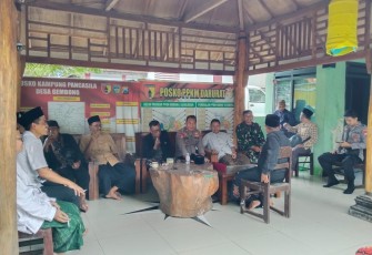 Silaturahmi bersama tokoh masyarakat di wilayah desa binaan 