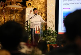 Menteri Agraria dan Tata Ruang/Kepala Badan Pertanahan Nasional (ATR/BPN), Nusron Wahid, menjadi pembicara kunci dalam Musyawarah Nasional (Munas) Masyarakat Ahli Survey Kadaster Indonesia (MASKI) 2025, Selasa (25/11/2025)