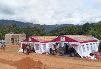 Kemensos Dirikan Kamp Pengungsian di Tanah Merah Tapanuli Tengah