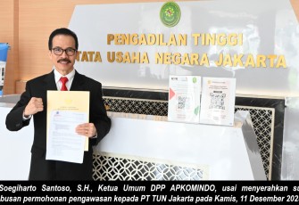 Soegiharto Santoso Minta Pengawasan Khusus MA, KY dan Bawas Atas Banding di PT TUN Jakarta, Waswas Akan Pola Rekayasa Hukum Berulang