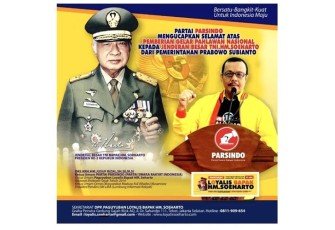Jenderal Besar TNI HM. Soeharto Dianugerahi Gelar Pahlawan Nasional
