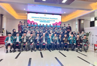 Pelantikan Pengurus LDII Kabupaten Takalar masa bakti 2025-2030 di Ruang Pola Kantor Bupati Takalar, Jalan Jenderal Sudirman, Kabupaten Takalar, Sulawesi Selatan, Minggu (22/6/2025).