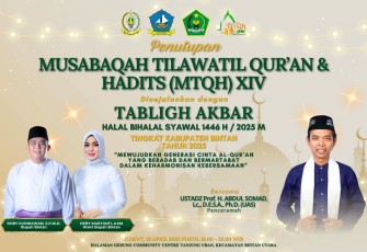 Penutupan MTQH Ke XIV Bintan dan Tabligh Akbar Bersama UAS