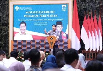 Menteri Perumahan dan Kawasan Permukiman (PKP) Maruarar Sirait di Balaikota Jakarta, Rabu (10/9/2025).