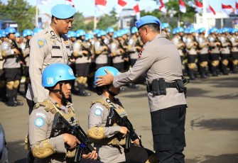 Latpragas Satgas FPU 7 MINUSCA Resmi Dimulai