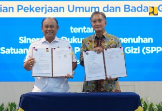 Penandatanganan MoU dan PKS Kementerian PU dan Badan Gizi Nasional