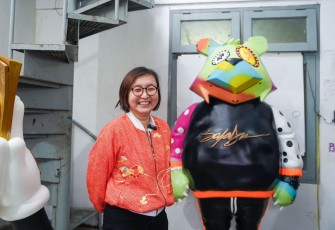 Wamenekraf/Wakabekraf, Irene Umar melakukan kunjungan sekaligus memberikan apresiasi terhadap Warehouse Museum of Toys di Jakarta Barat, Selasa (21/1/2025).
