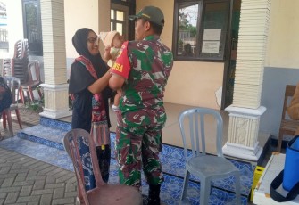 Babinsa Kodim Ponorogo Pendampingan Posyandu ILP 