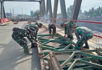 Kodam Iskandar Muda Kebut Pembangunan Jembatan Bailey di Aceh