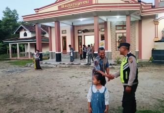 Polsek Belitang III Lakukan Pengamanan Ibadah Gereja 