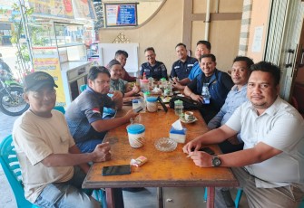 Polres Natuna dan Insan Pers Ngopi Bareng di Warung Kopi Sinergi Jaga Harkamtibmas