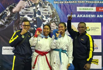 Kontingen Puspenerbal Sabet Dua Medali di Kejuaraan Nasional Karate Lemkari Piala Dankodiklatal 2025