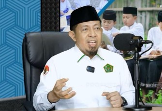 Direktur Pesantren Basnang Said menyampaikan bahwa ini merupakan program Podcast PesantreNet yang digarap Direktorat Pesantren