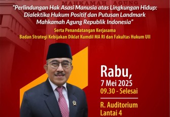 Kepala Badan Strategi Kebijakan dan Pendidikan dan Pelatihan Hukum dan Peradilan (Kabadan Strajak Diklat Kumdil) Mahkamah Agung RI, Bambang Hery Mulyono