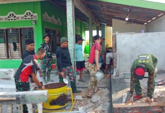 Anggota Satgas TMMD ke-124 Kodim 0408/BS Terus Percepat Proses Penyelesaian