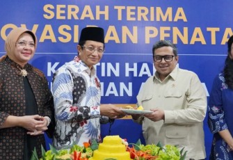 Menag dan Kepala BPJPH Resmikan Kantin Halal Kementerian Agama