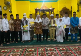 Perdana Bupati dan Wakil Bupati Natuna Hadir Muhibah Ramadan 1446 di Desa Sededap 