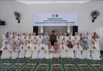 Persit KCK Cab XV Dim Pacitan Gelar Peringatan Nuzulul Qur'an dan Do'a Bersama HUT ke 79 Persit Tahun 2025