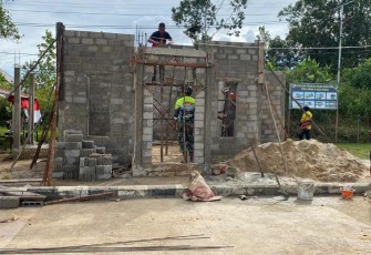 Satgas Pamtas RI-Malaysia, Pos (Gabungan Malaysia) Gabma Badau melanjutkan proses Pembangunan musholla yang bertujuan untuk meningkatkan fasilitas ibadah