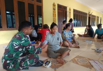 Sehat Bersama Posbindu Satgas Yonzipur 5/ABW 