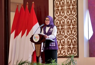 Pembina Kesekretariatan TP Posyandu Pusat Yane Ardian Bima Arya