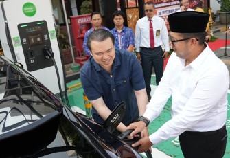 Uji coba Stasiun Pengisian Kendaraan Listrik Umum