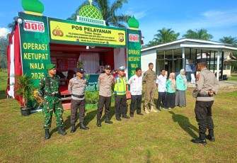 Personel Pos Pam dan Pos Yan Polres Mukomuko Perketat Pengamanan