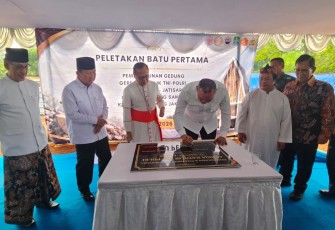 Kardinal Suharyo Pimpin Peletakan Batu Pertama Gereja TNI-Polri St Ignatius Jatisari