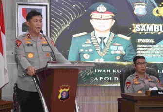Kapolda Kalteng Irjen Pol Iwan Kurniawan 