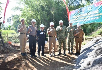 Groundbreaking jembatan garuda di wilayah Ponorogo 