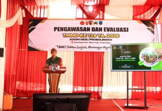 Dandim 0820/Probolinggo Letkol Ribut Yudo Apriantono
