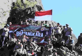 Peringati Hari Bhayangkara ke-80 di Gunung Kelud, Rabu (2/7)