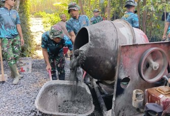 Material beton pengecoran jalan 