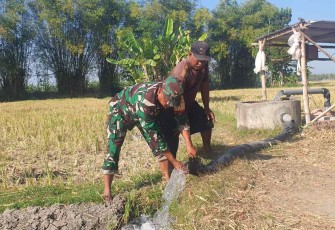 Pengairan sawah petani desa binaan