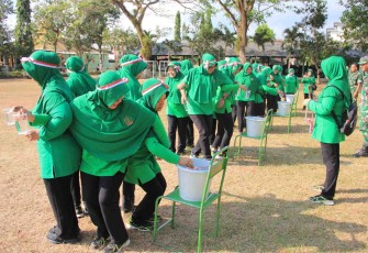 Lomba seru Persit Kodim 0806/Trenggalek