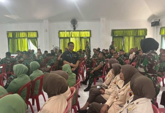 Program sosialisasi ASABRI bersama personel Kodim 0807 Tulungagung